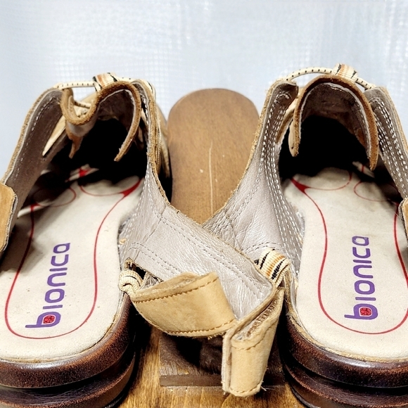 Bionica Malabar Slingback Nubuck Leather Sport Sandal Women's 9 M - Picture 7 of 9